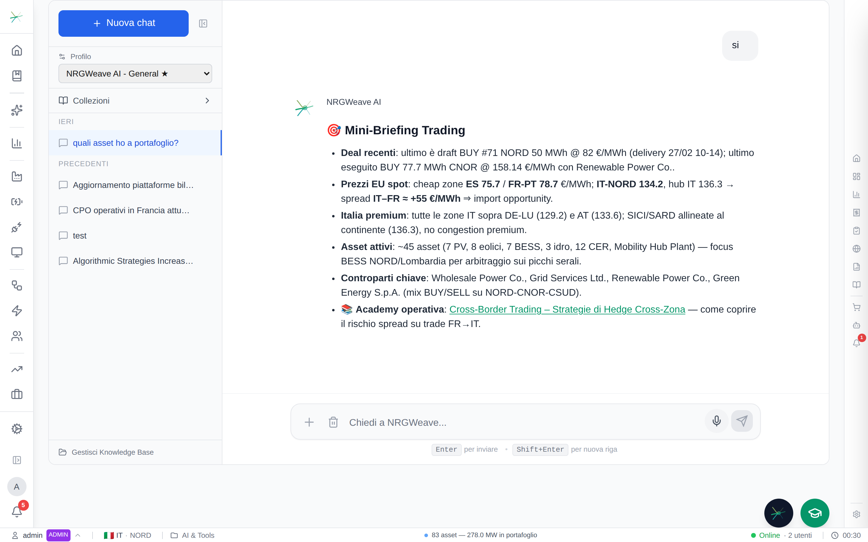 AI Chat with tool-calling