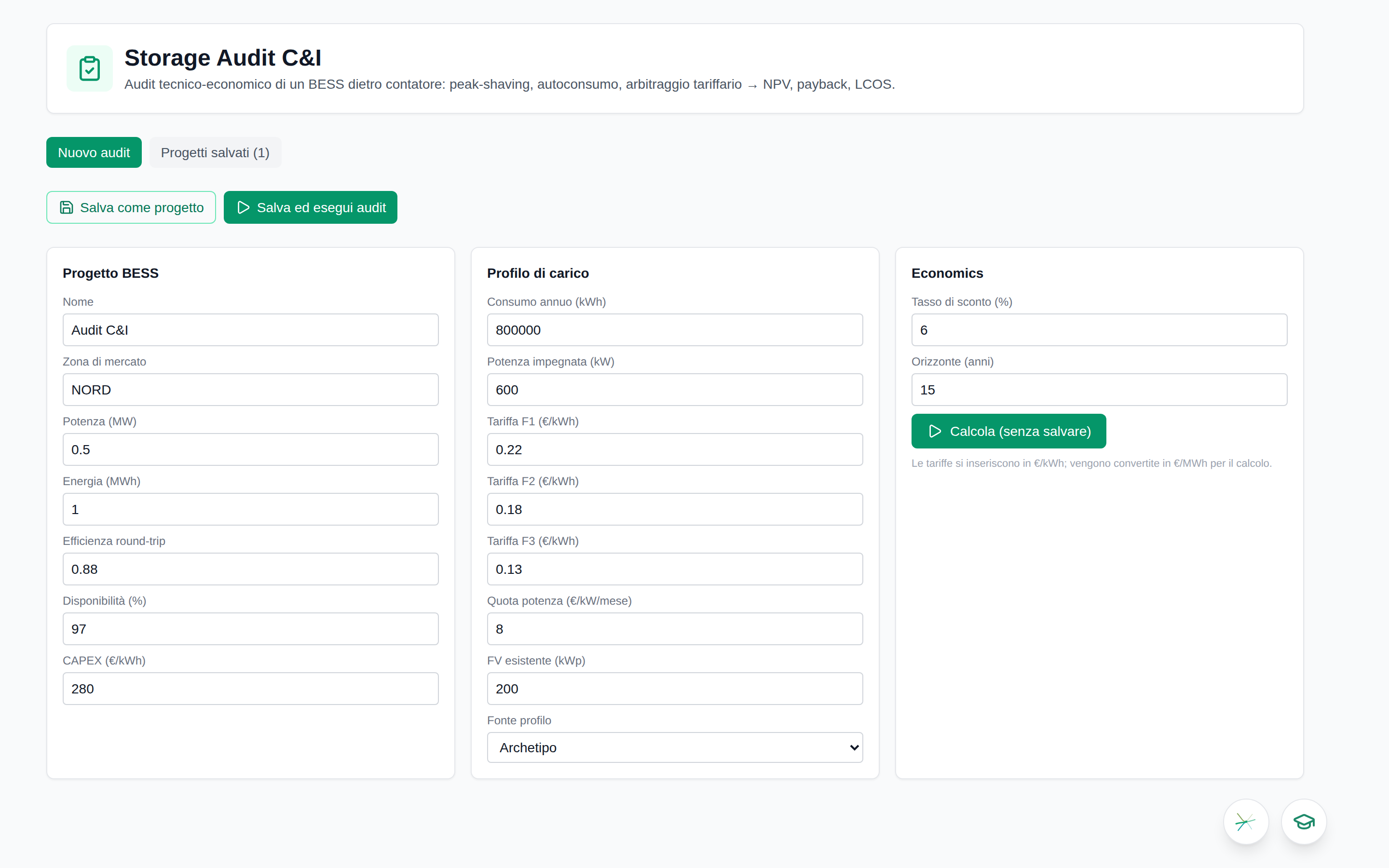 Audit de stockage & sizing