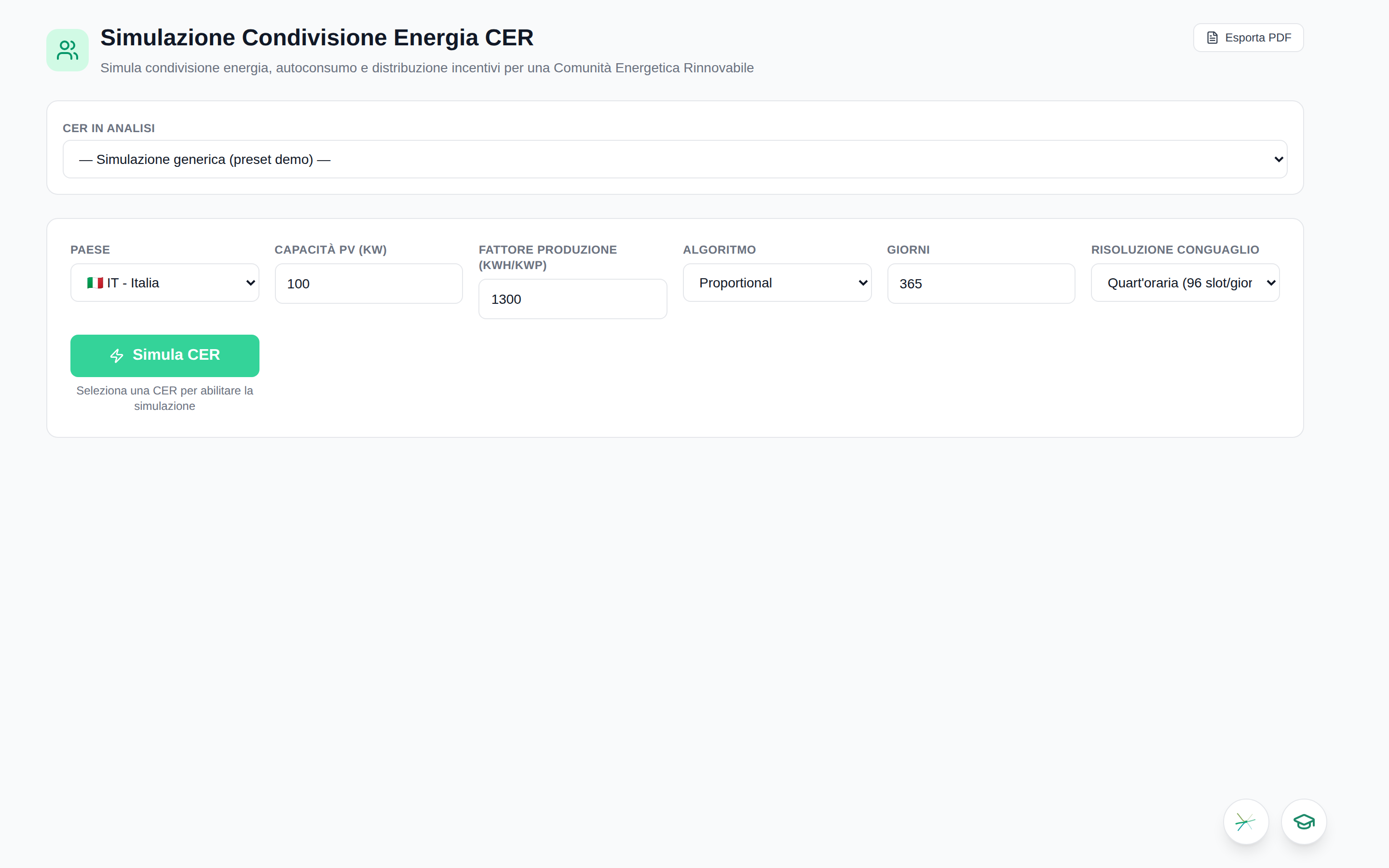 Energia condivisa